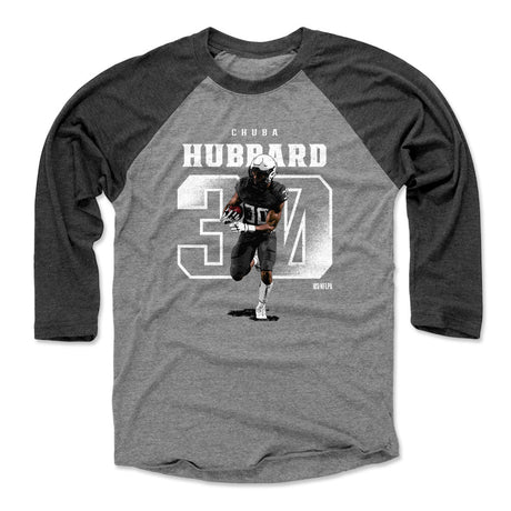 Chuba Hubbard Men's Baseball T-Shirt | 500 LEVEL
