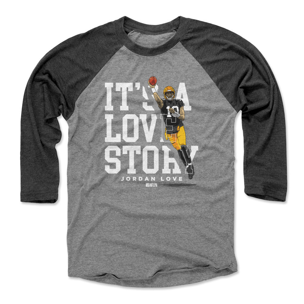 Jordan Love Men's Baseball T-Shirt | 500 LEVEL