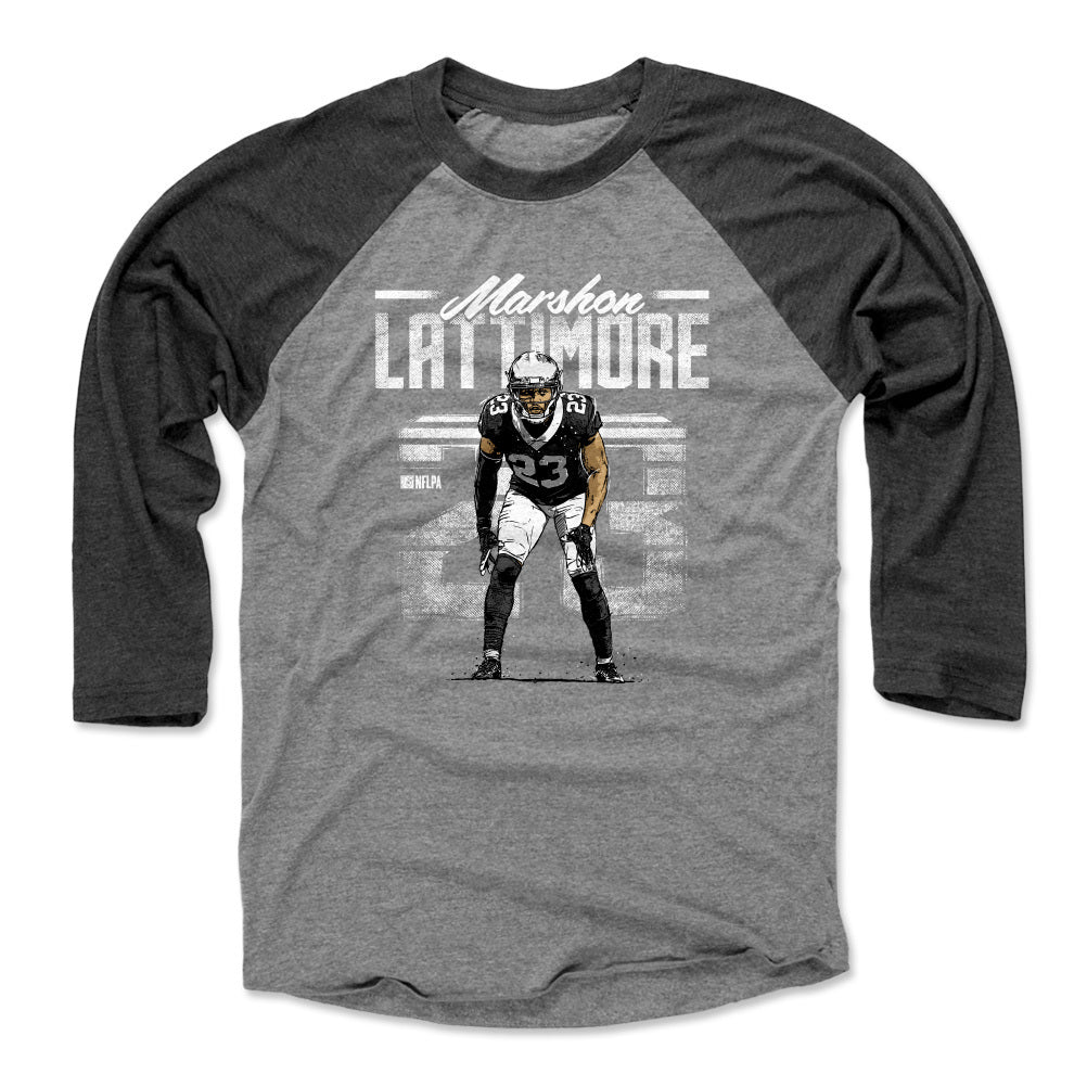 Marshon Lattimore Men&#39;s Baseball T-Shirt | 500 LEVEL