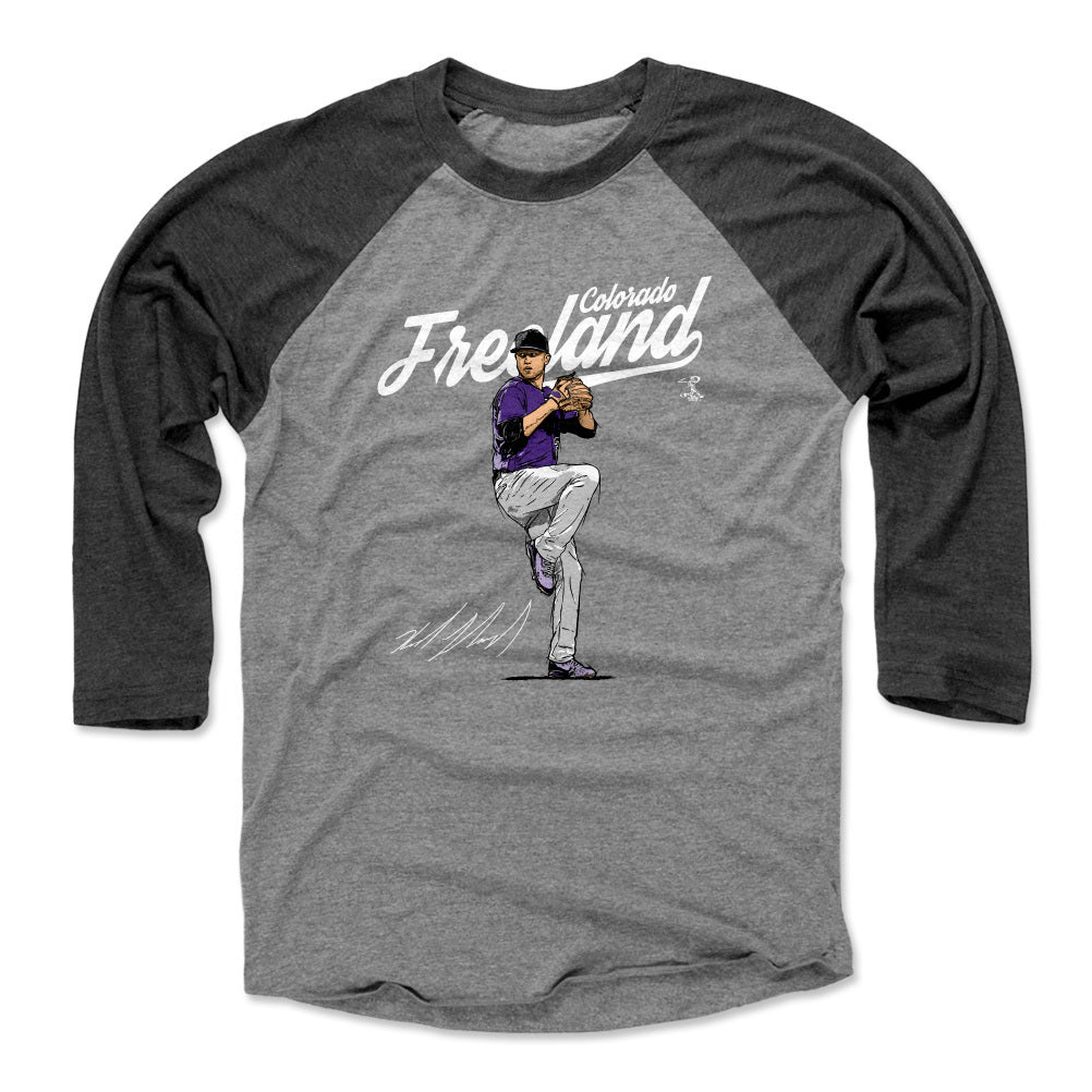 Kyle Freeland Men&#39;s Baseball T-Shirt | 500 LEVEL