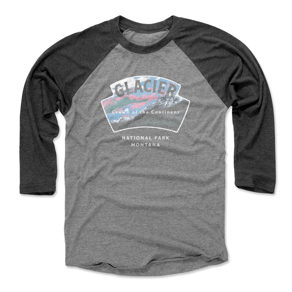 Glacier National Park Men&#39;s Baseball T-Shirt | 500 LEVEL