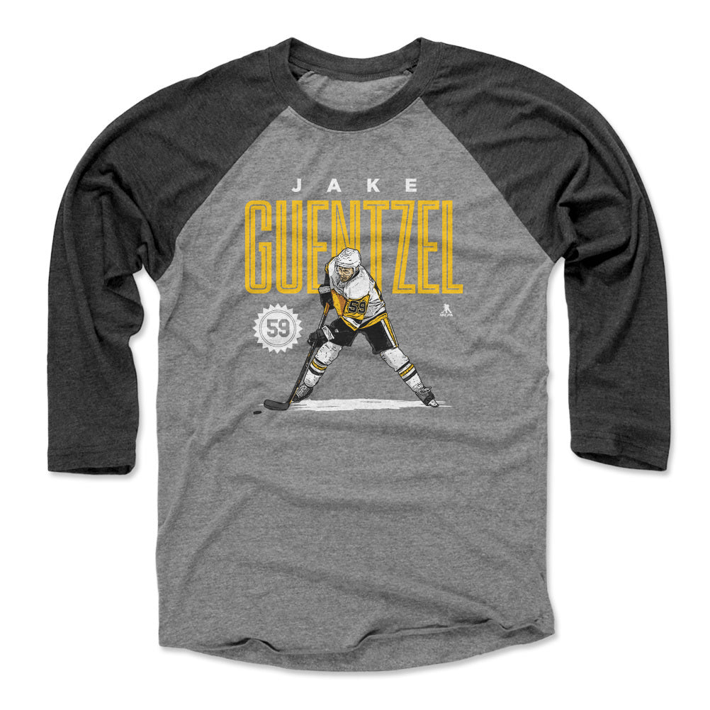 Jake Guentzel Men&#39;s Baseball T-Shirt | 500 LEVEL