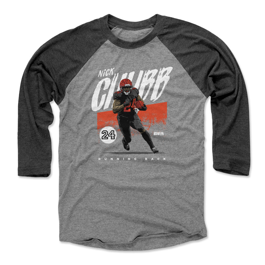 Nick Chubb Men&#39;s Baseball T-Shirt | 500 LEVEL