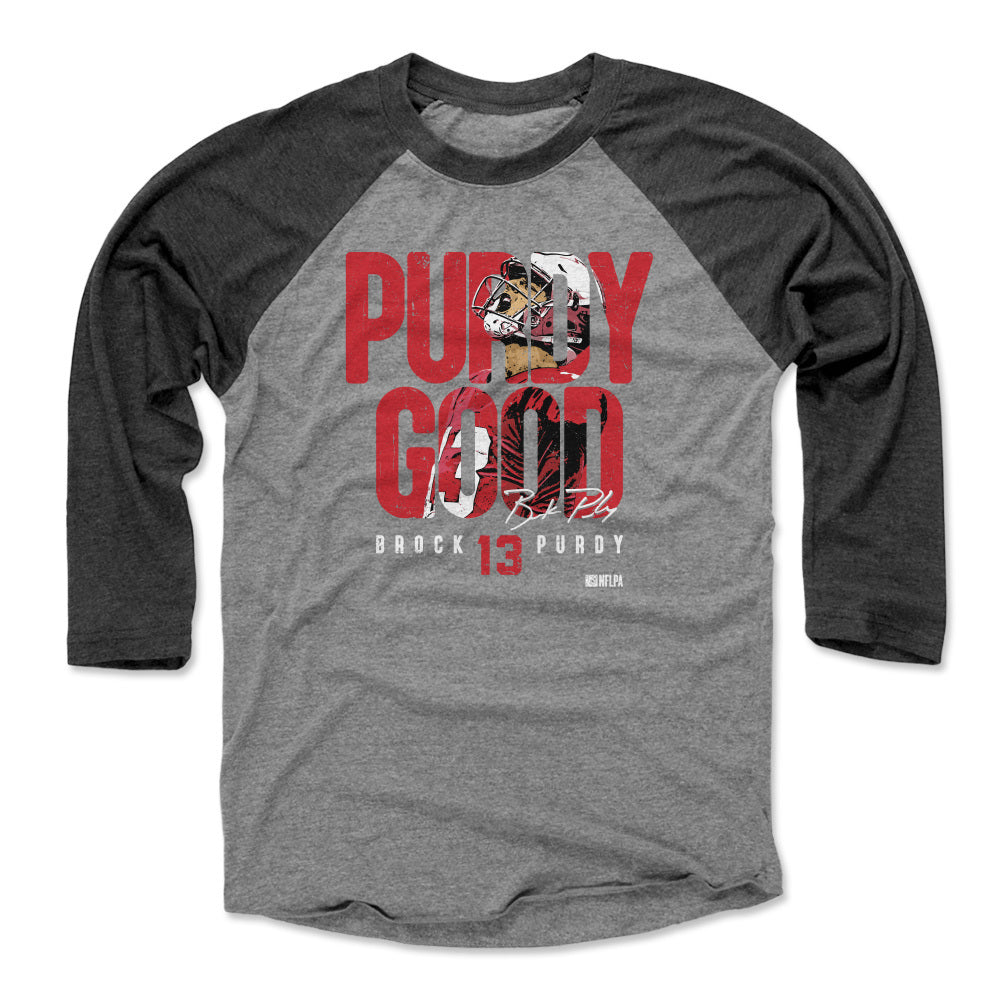 Brock Purdy Men&#39;s Baseball T-Shirt | 500 LEVEL