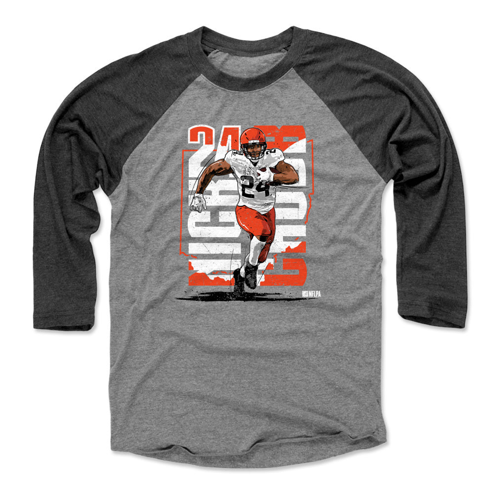 Nick Chubb Men&#39;s Baseball T-Shirt | 500 LEVEL