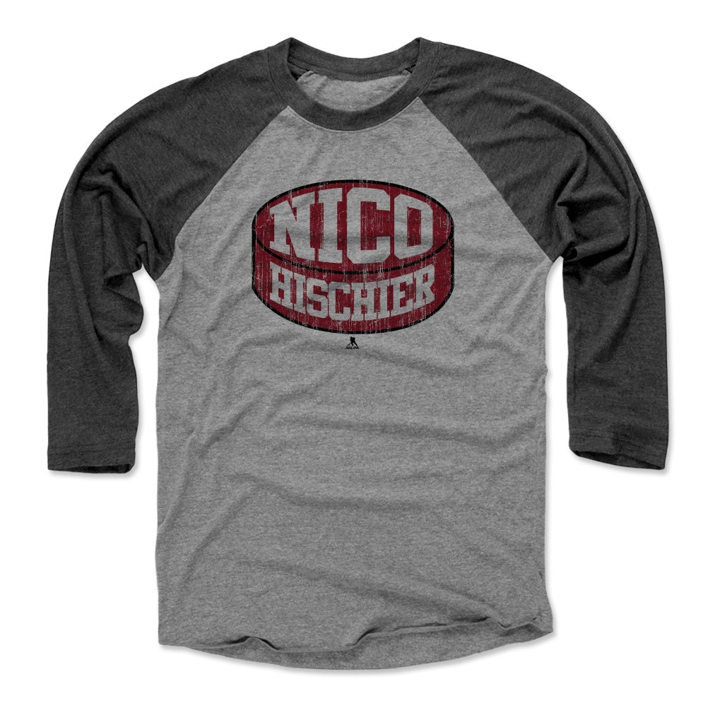 Nico Hischier Men's Baseball T-Shirt | 500 LEVEL