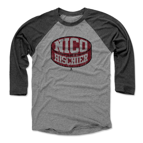 Nico Hischier Men's Baseball T-Shirt | 500 LEVEL