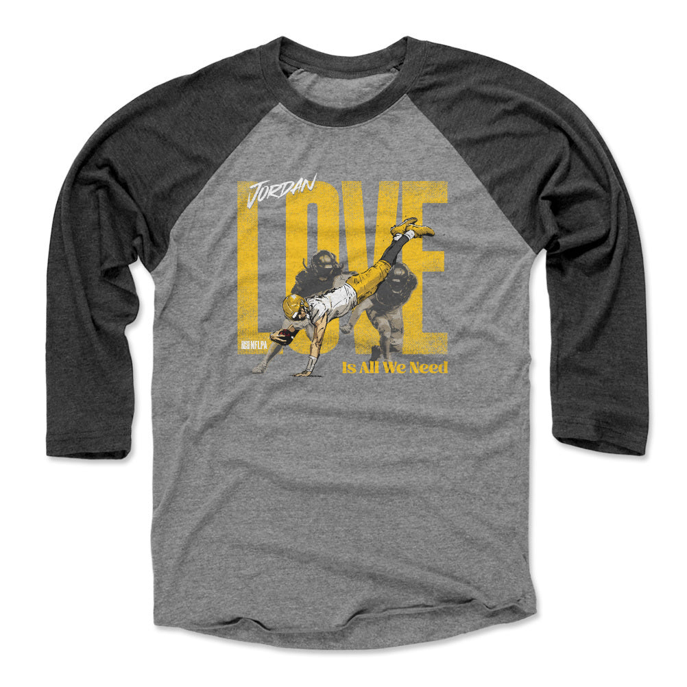 Jordan Love Men's Baseball T-Shirt | 500 LEVEL