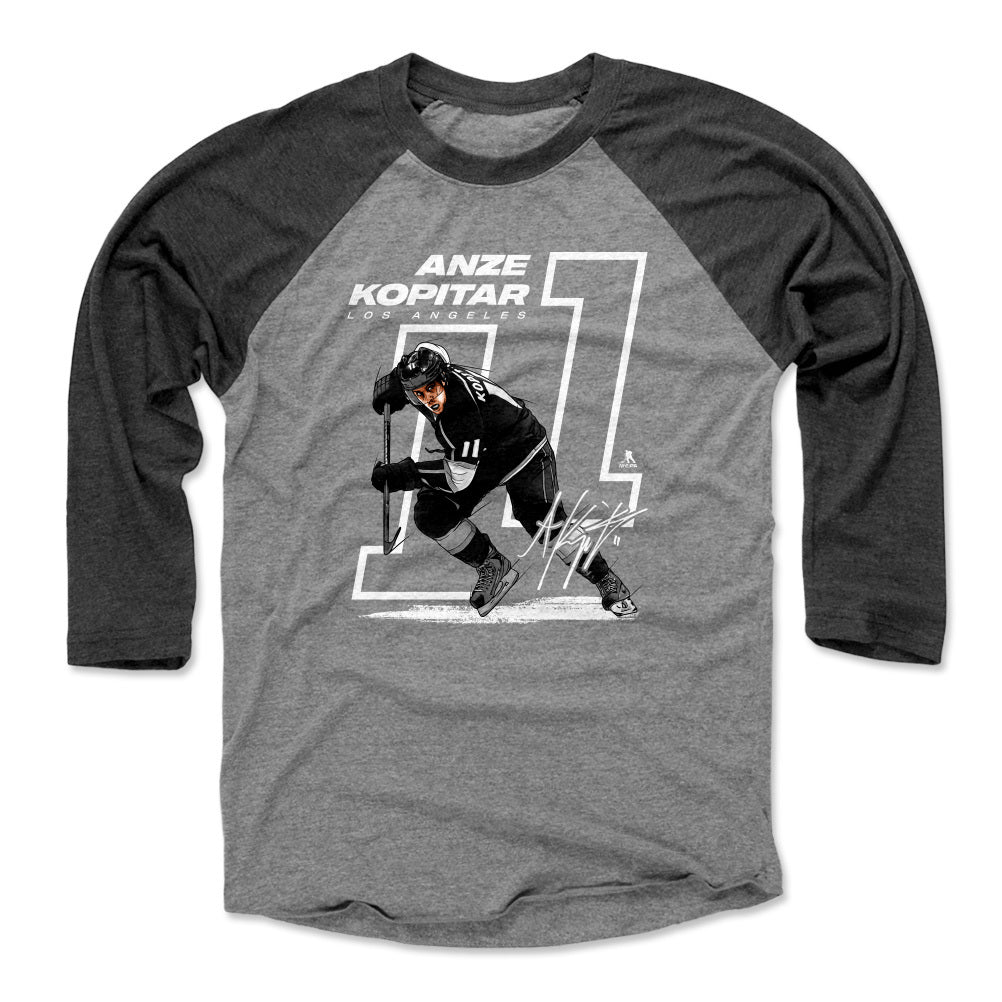 Anze Kopitar Men's Baseball T-Shirt | 500 LEVEL