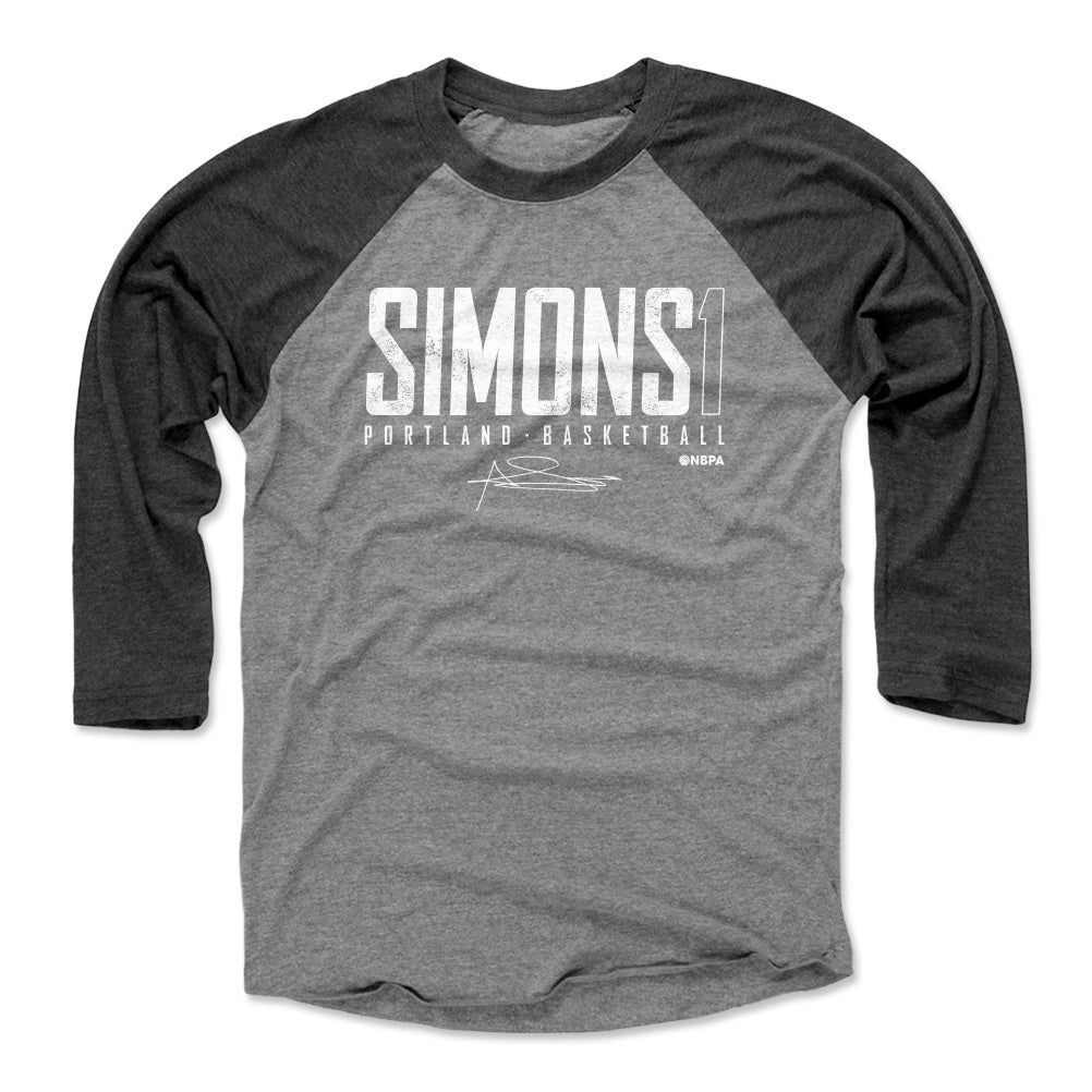 Anfernee Simons Men&#39;s Baseball T-Shirt | 500 LEVEL