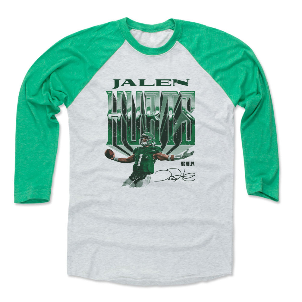 Jalen Hurts Men&#39;s Baseball T-Shirt | 500 LEVEL