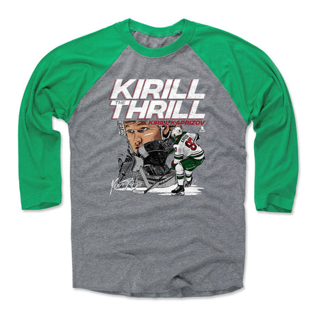 Kirill Kaprizov Men's Baseball T-Shirt | 500 LEVEL