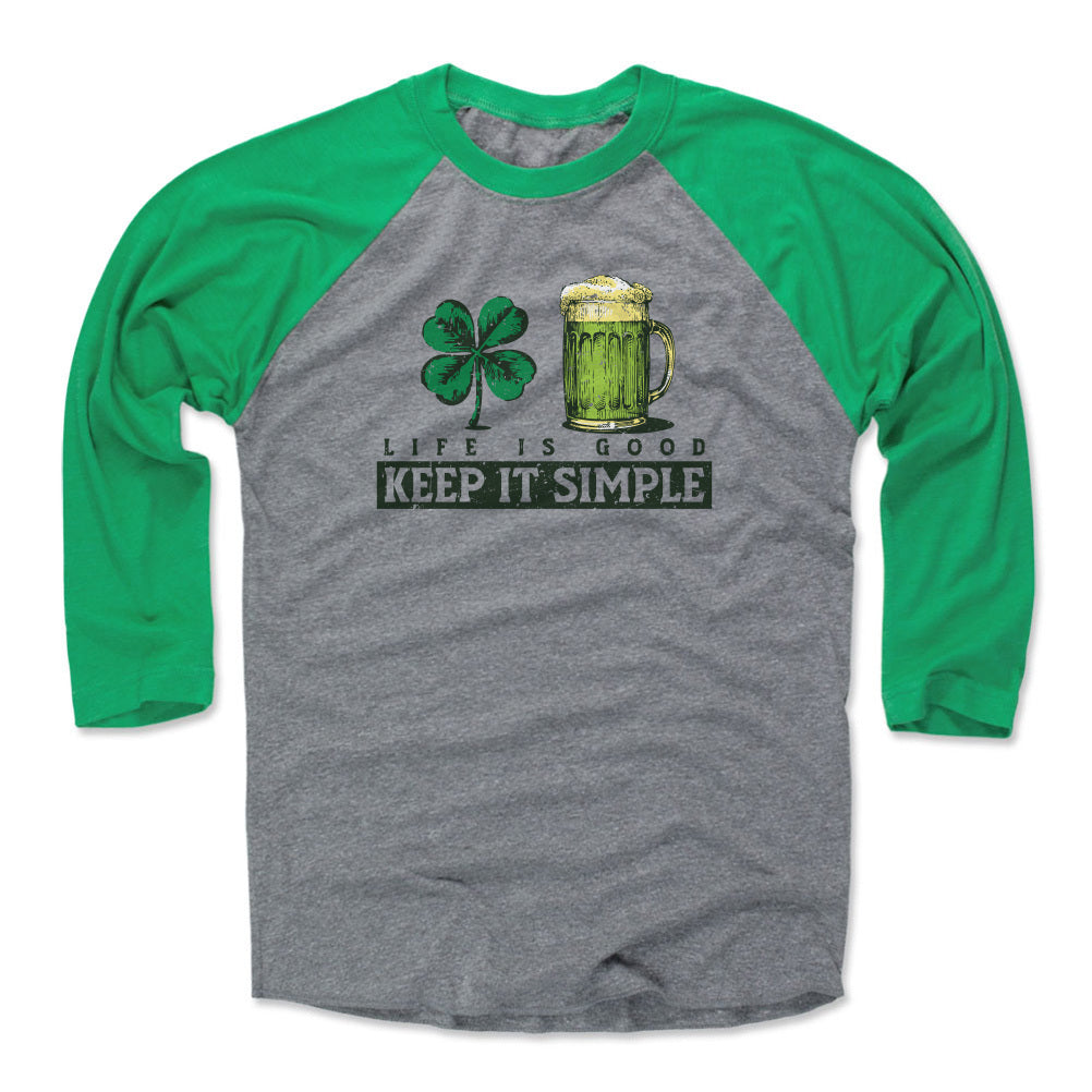 St. Patrick&#39;s Day Men&#39;s Baseball T-Shirt | 500 LEVEL