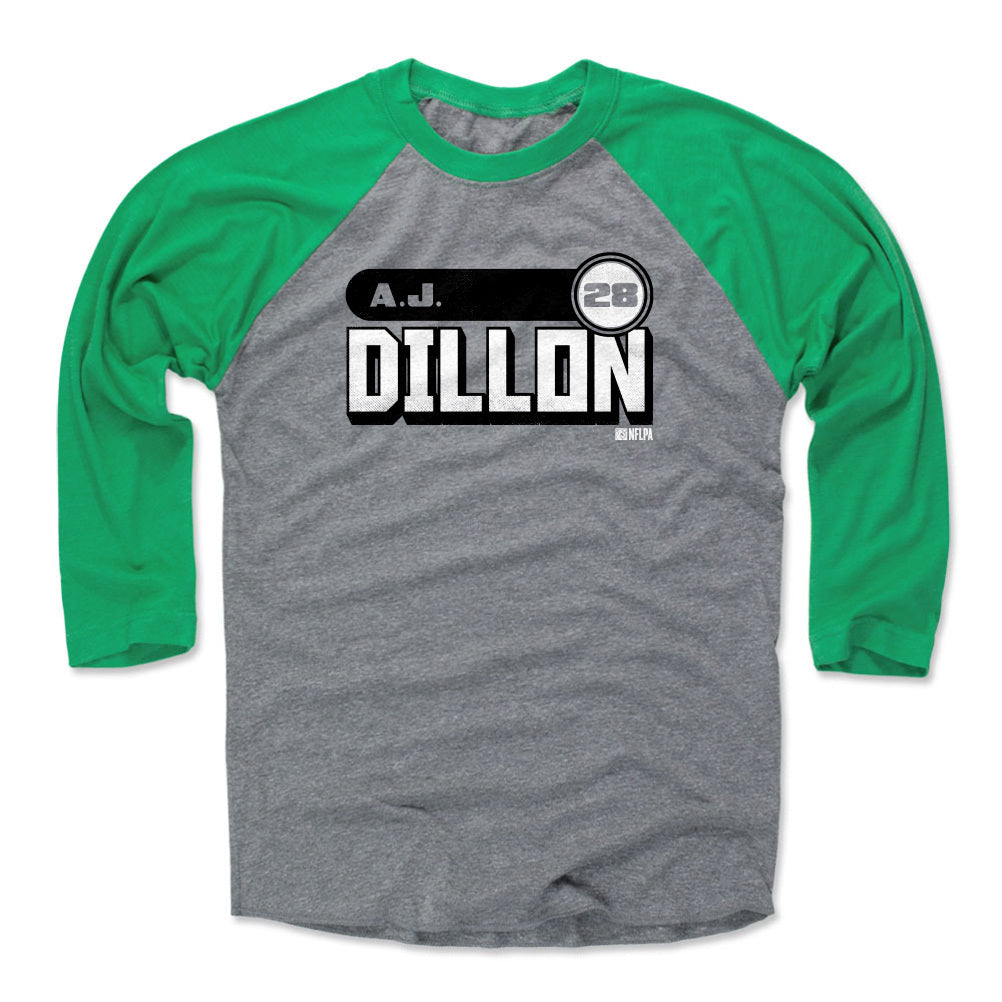 A.J. Dillon Men's Baseball T-Shirt | 500 LEVEL