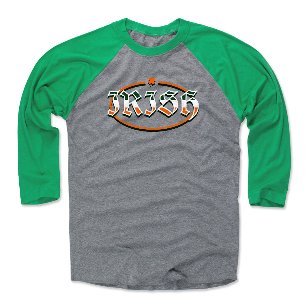 St. Patrick&#39;s Day Irish Flag Men&#39;s Baseball T-Shirt | 500 LEVEL