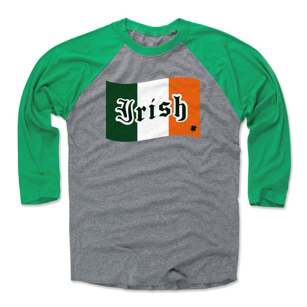 St. Patrick&#39;s Day Irish Flag Men&#39;s Baseball T-Shirt | 500 LEVEL