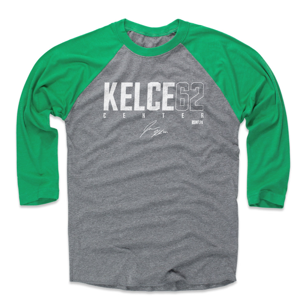 Jason Kelce Men&#39;s Baseball T-Shirt | 500 LEVEL