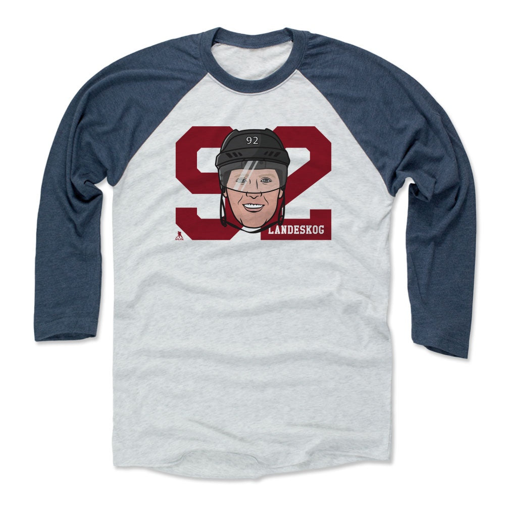 Gabriel Landeskog Men's Baseball T-Shirt | 500 LEVEL
