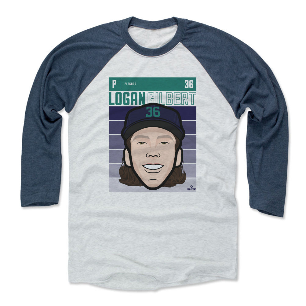 Logan Gilbert Men&#39;s Baseball T-Shirt | 500 LEVEL