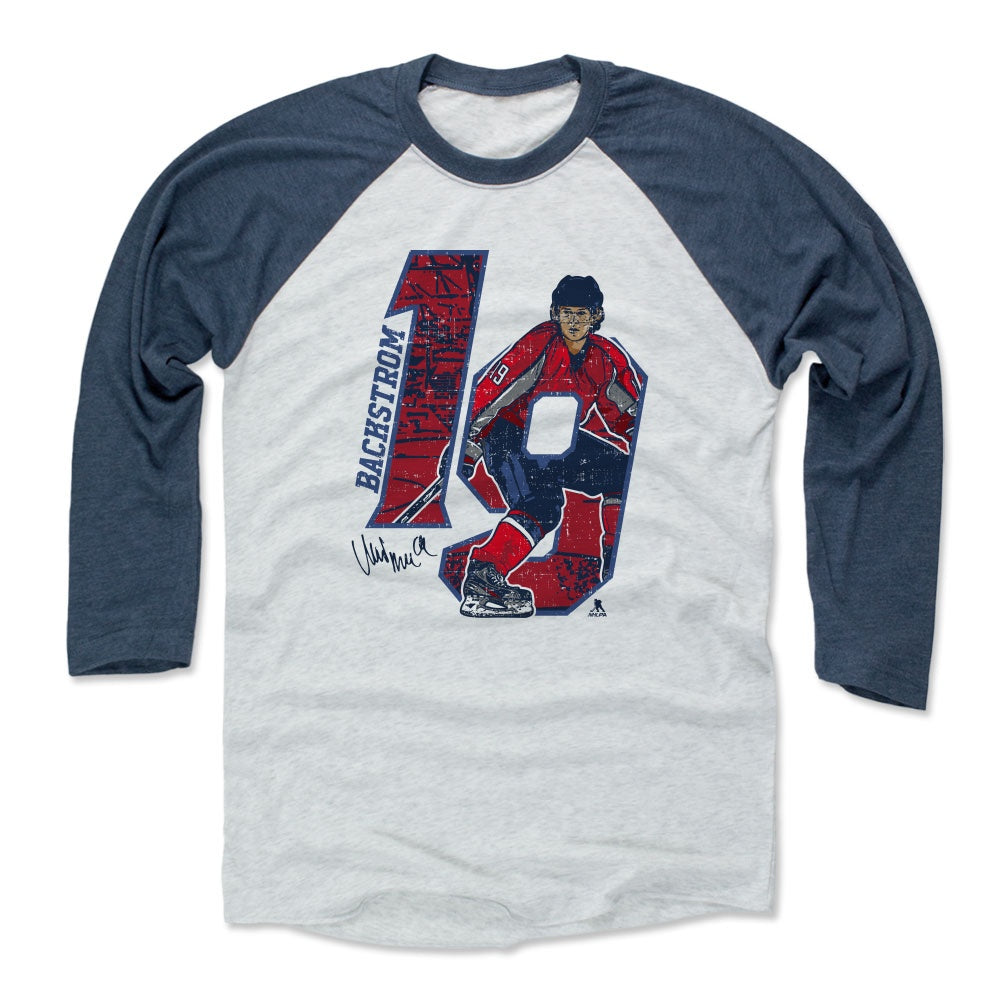 Nicklas Backstrom Men&#39;s Baseball T-Shirt | 500 LEVEL