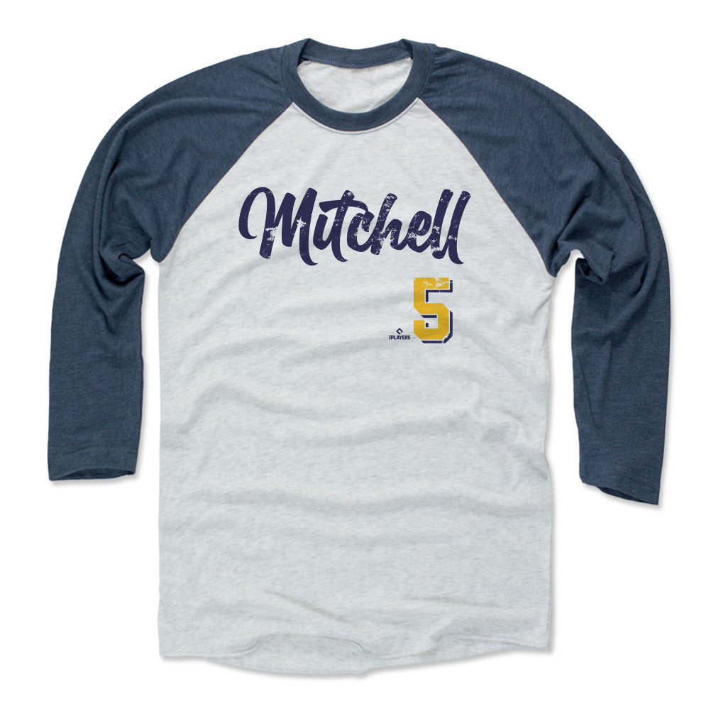 Garrett Mitchell Men's Baseball T-Shirt | 500 LEVEL
