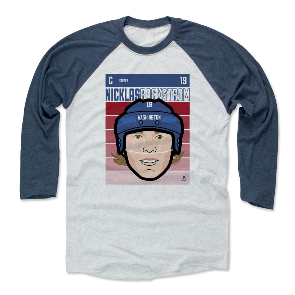 Nicklas Backstrom Men's Baseball T-Shirt | 500 LEVEL