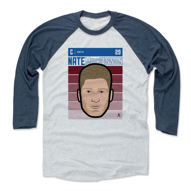 Nathan MacKinnon Men's Baseball T-Shirt | 500 LEVEL