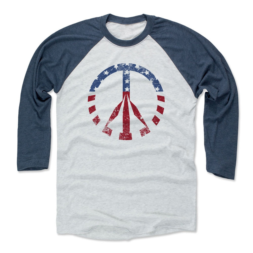 Peace Sign Men&#39;s Baseball T-Shirt | 500 LEVEL