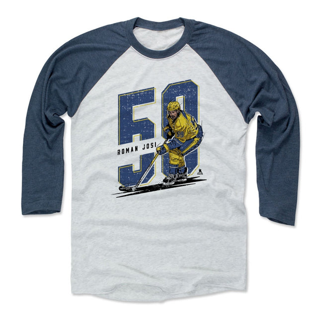 Roman Josi Men's Baseball T-Shirt | 500 LEVEL