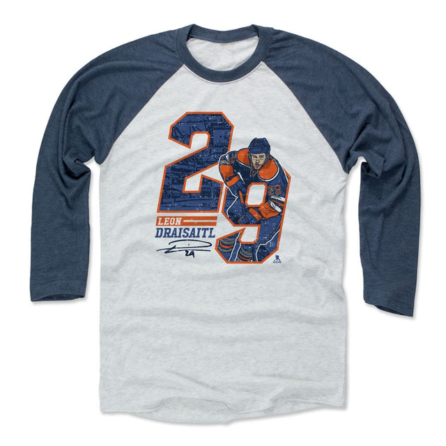 Leon Draisaitl Men's Baseball T-Shirt | 500 LEVEL