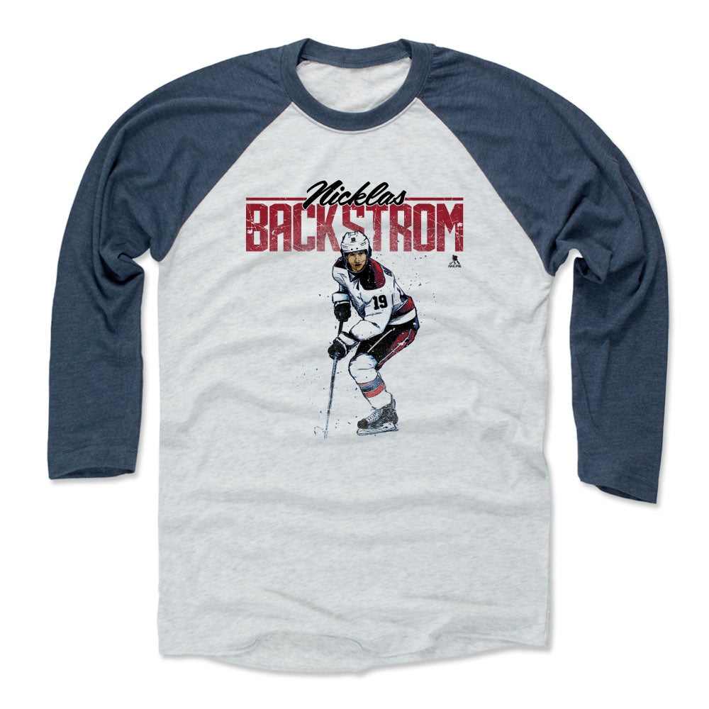 Nicklas Backstrom Men's Baseball T-Shirt | 500 LEVEL