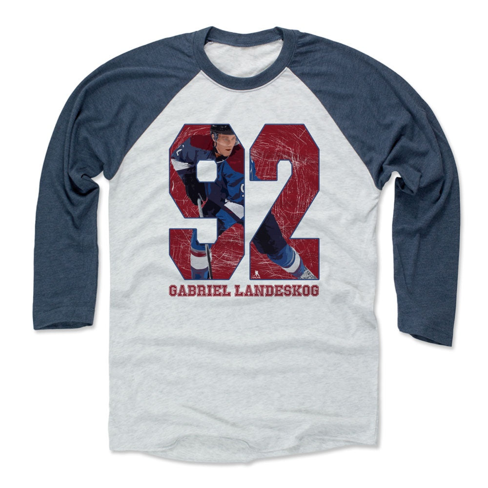 Gabriel Landeskog Men's Baseball T-Shirt | 500 LEVEL