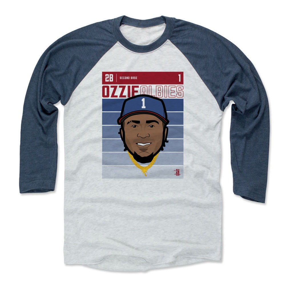 Ozzie Albies Men&#39;s Baseball T-Shirt | 500 LEVEL