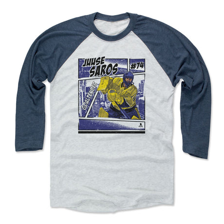 Juuse Saros Men's Baseball T-Shirt | 500 LEVEL
