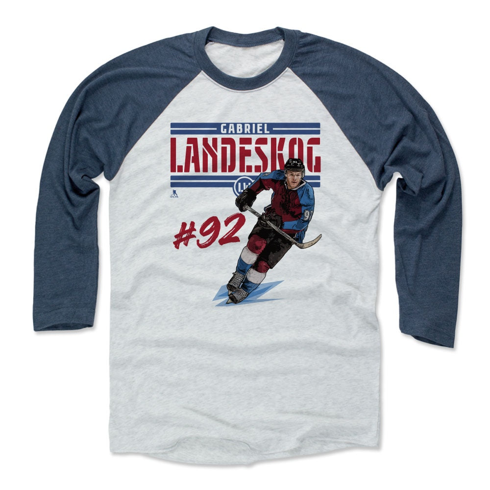 Gabriel Landeskog Men's Baseball T-Shirt | 500 LEVEL