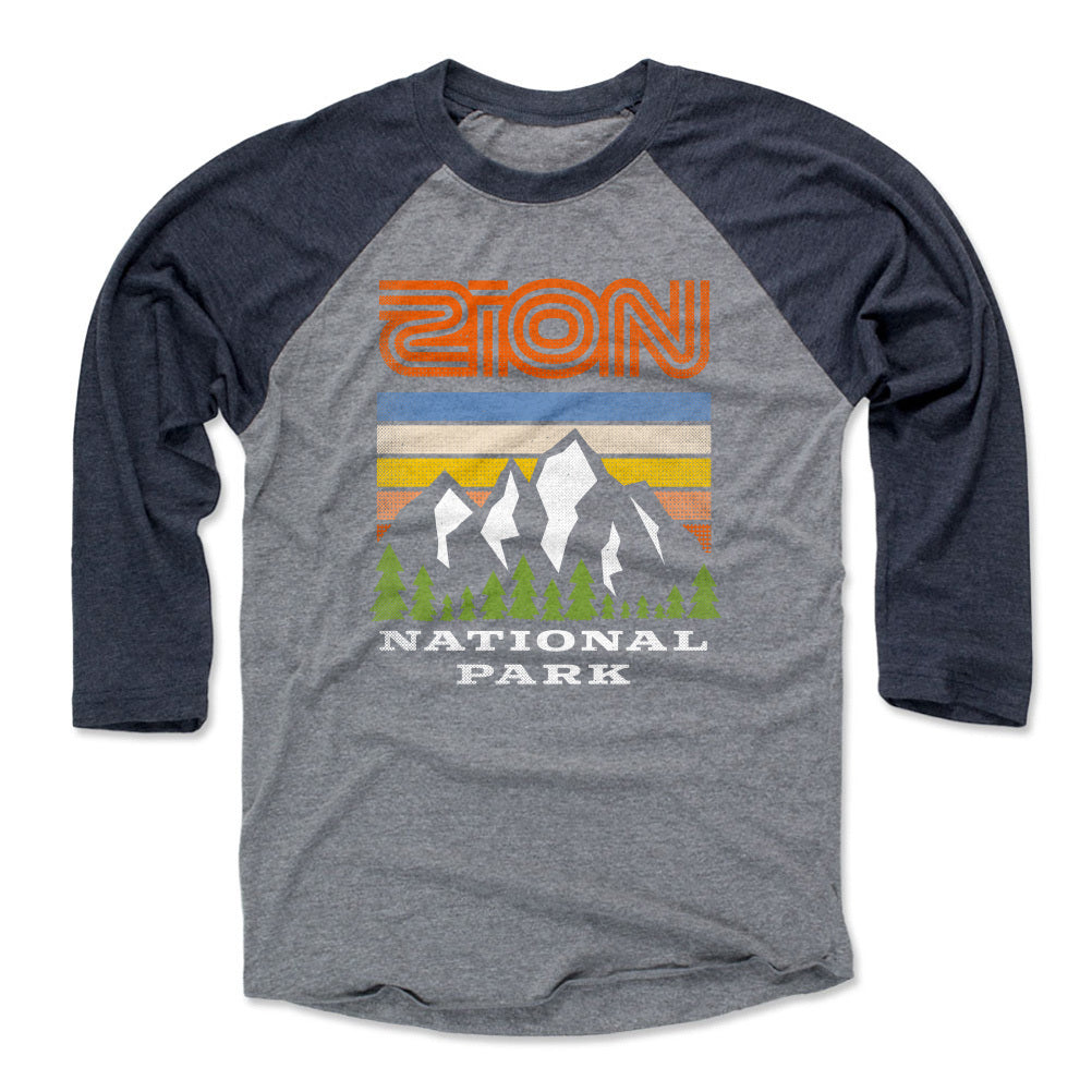 Zion National Park Men&#39;s Baseball T-Shirt | 500 LEVEL