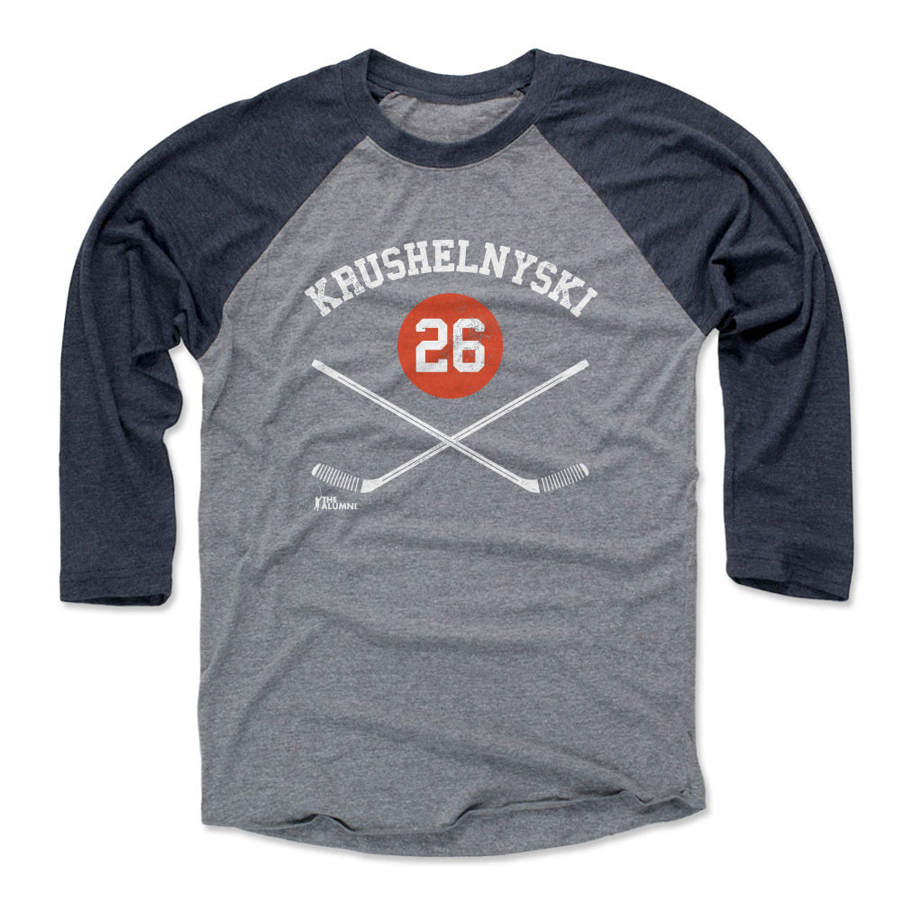 Mike Krushelnyski Men&#39;s Baseball T-Shirt | 500 LEVEL