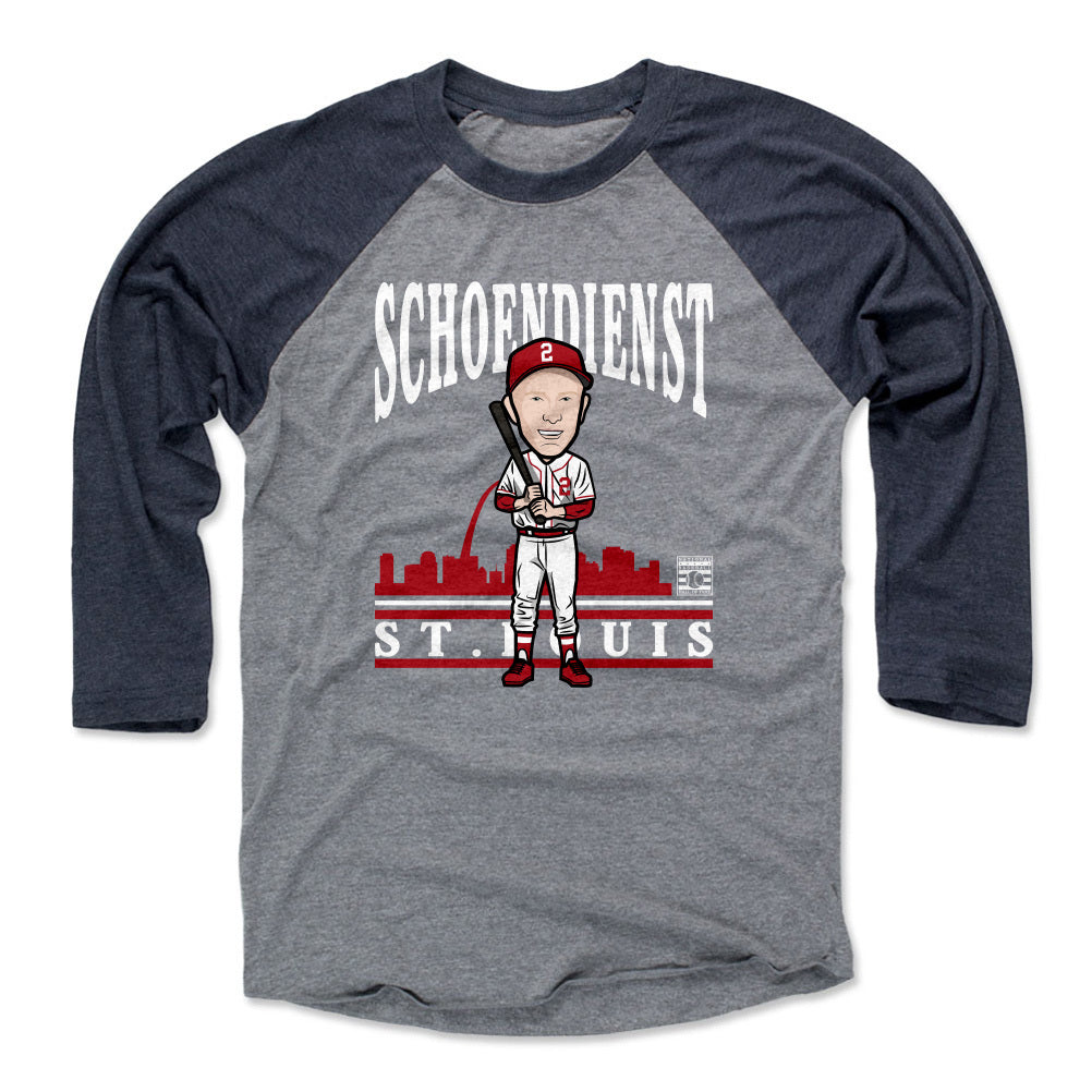 Red Schoendienst Men&#39;s Baseball T-Shirt | 500 LEVEL