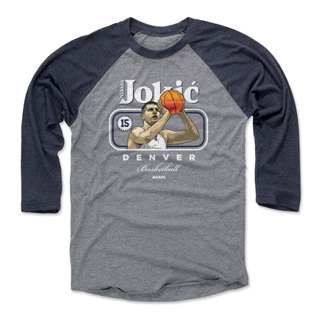 Nikola Jokic Men's Baseball T-Shirt | 500 LEVEL