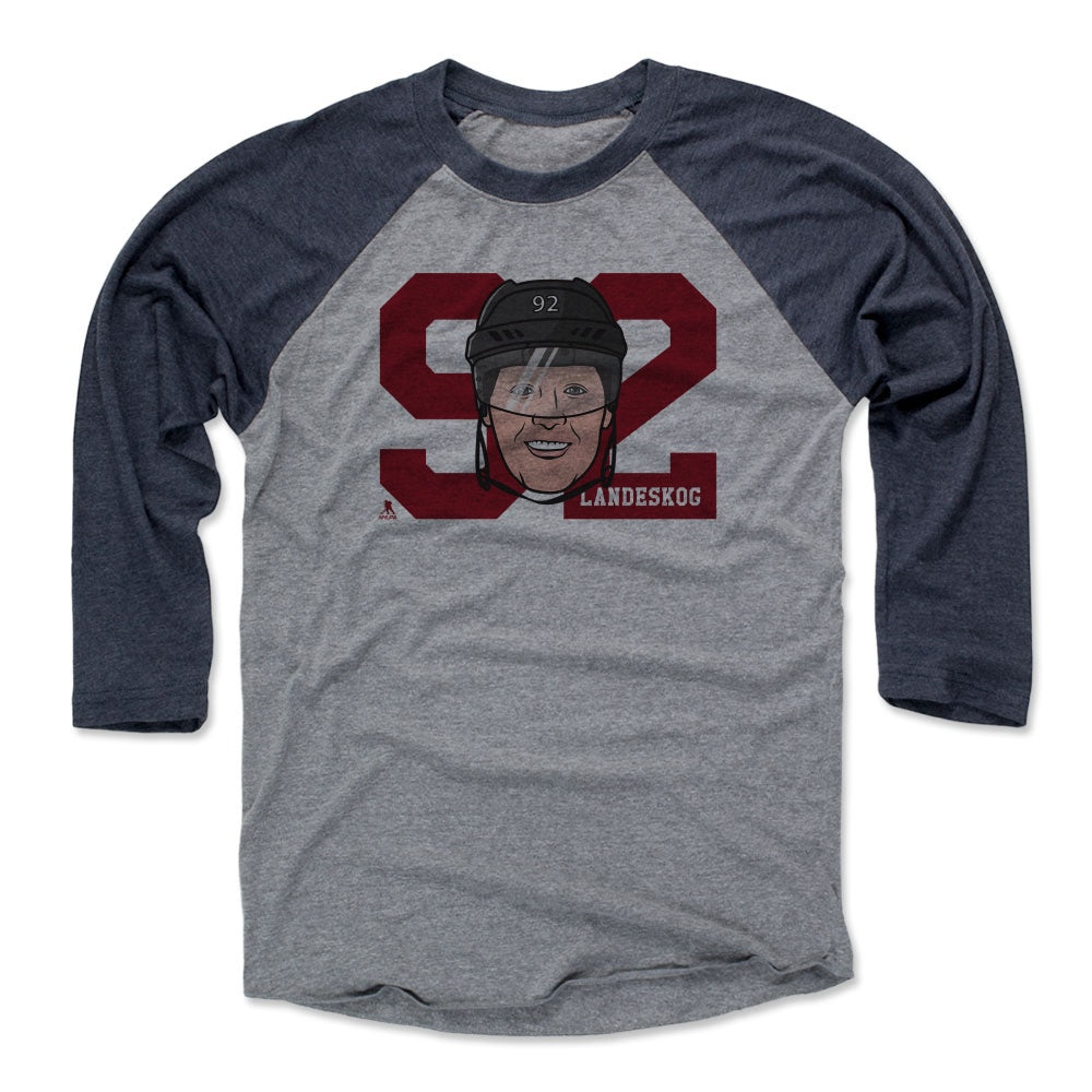 Gabriel Landeskog Men's Baseball T-Shirt | 500 LEVEL
