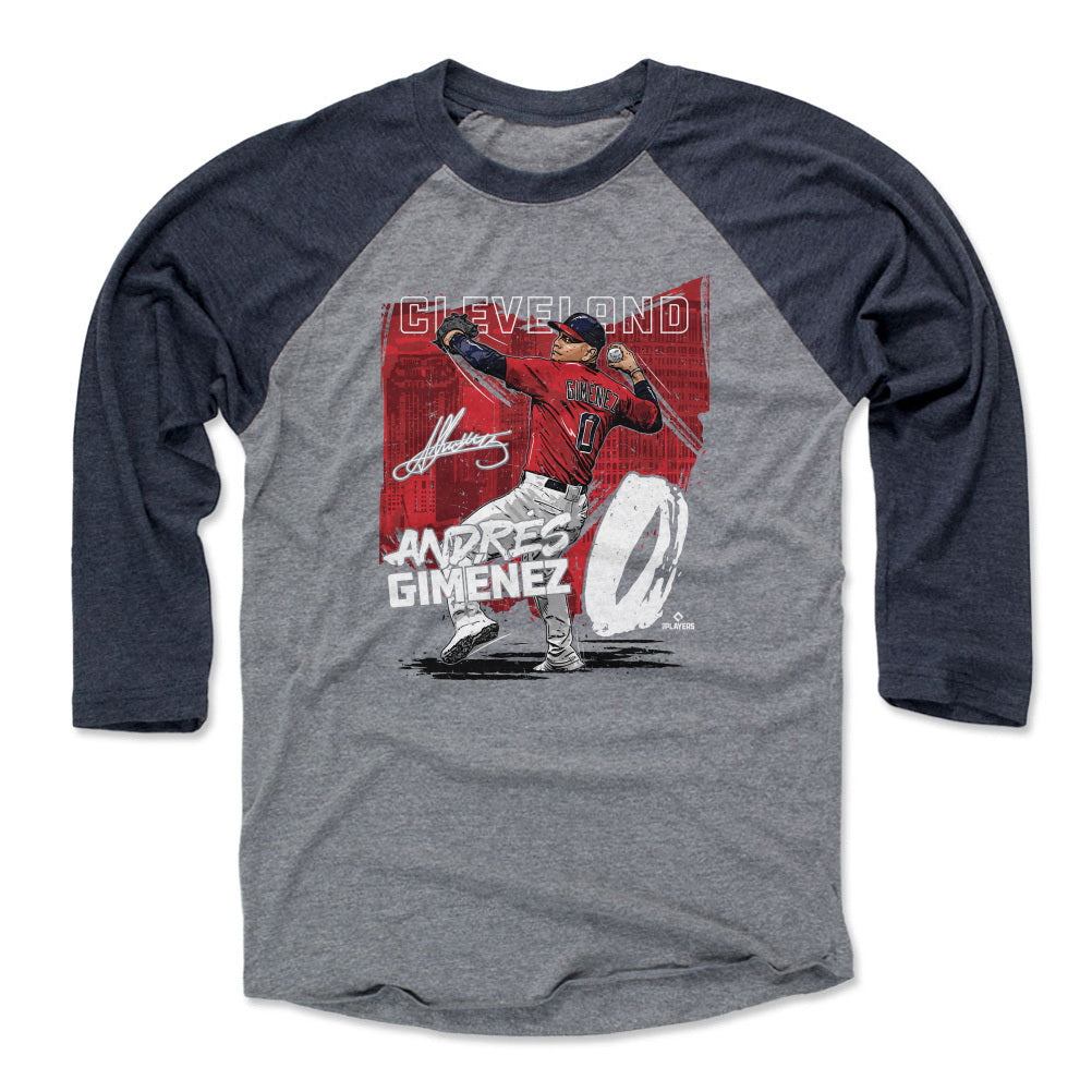 Andres Gimenez Men&#39;s Baseball T-Shirt | 500 LEVEL