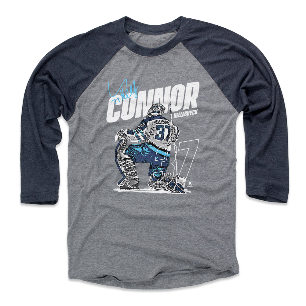 Connor Hellebuyck Men's Baseball T-Shirt | 500 LEVEL