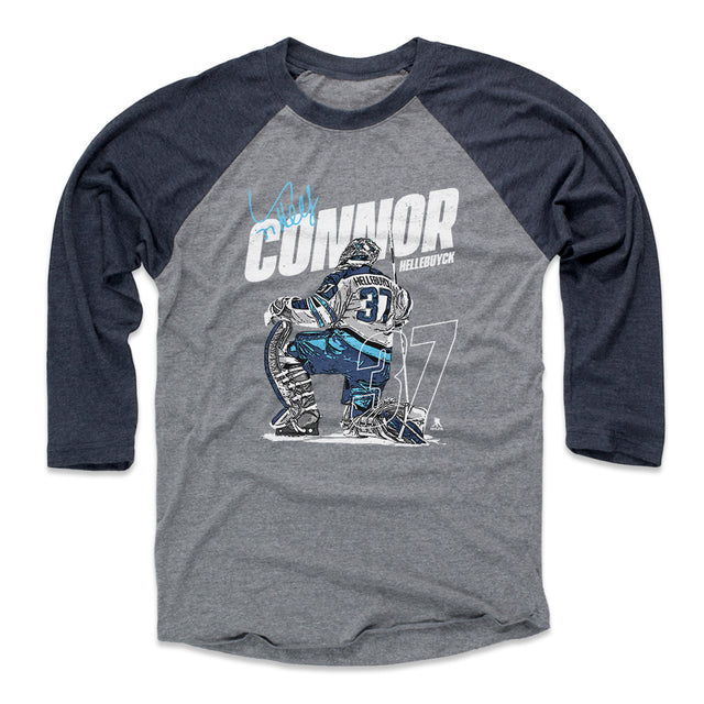 Connor Hellebuyck Men's Baseball T-Shirt | 500 LEVEL