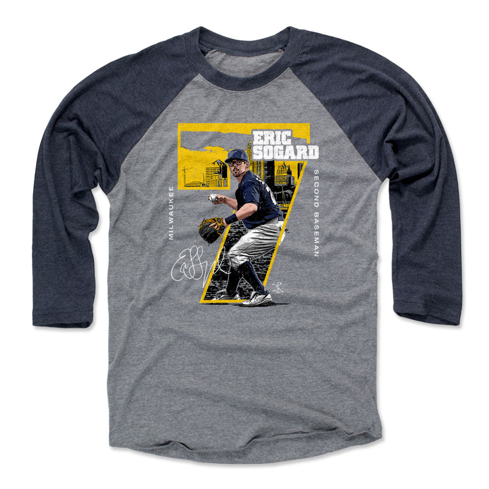 Eric Sogard Men&#39;s Baseball T-Shirt | 500 LEVEL