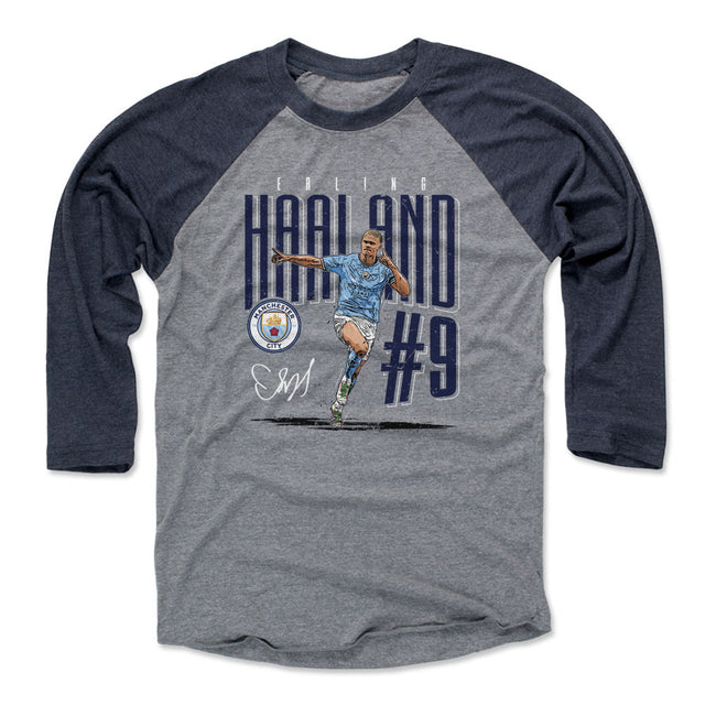 Erling Haaland Men's Baseball T-Shirt | 500 LEVEL