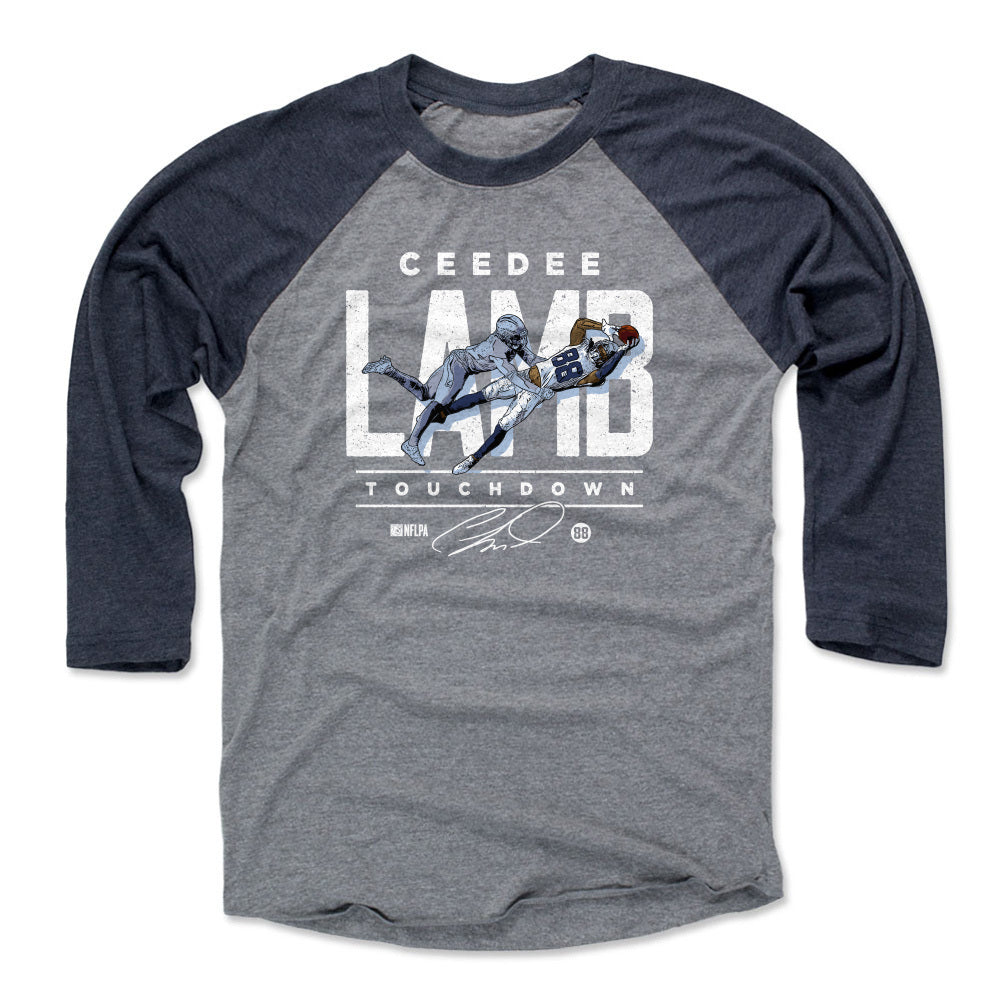 CeeDee Lamb Men&#39;s Baseball T-Shirt | 500 LEVEL