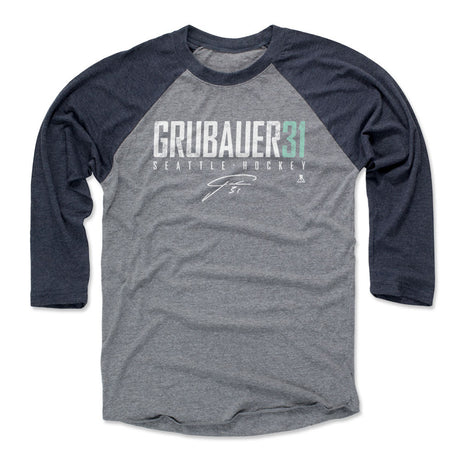 Philipp Grubauer Men's Baseball T-Shirt | 500 LEVEL