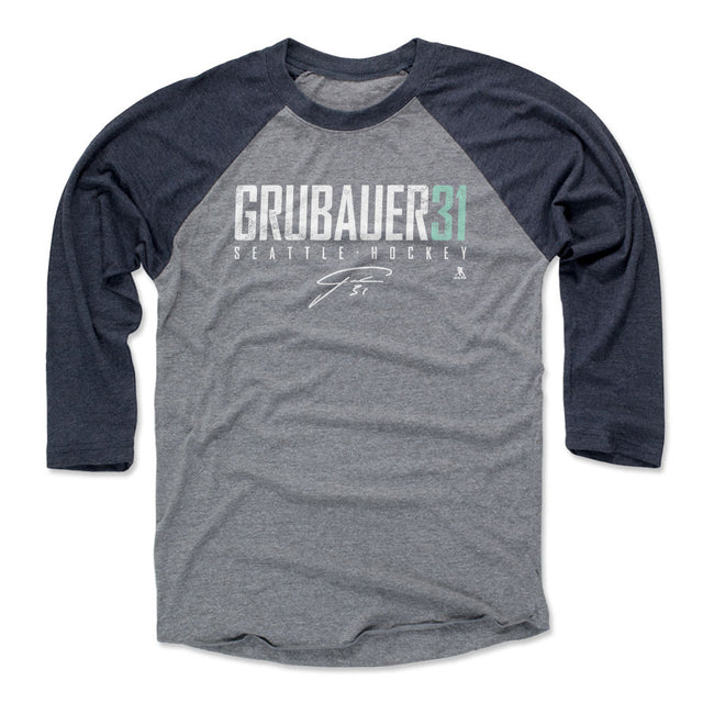 Philipp Grubauer Men's Baseball T-Shirt | 500 LEVEL