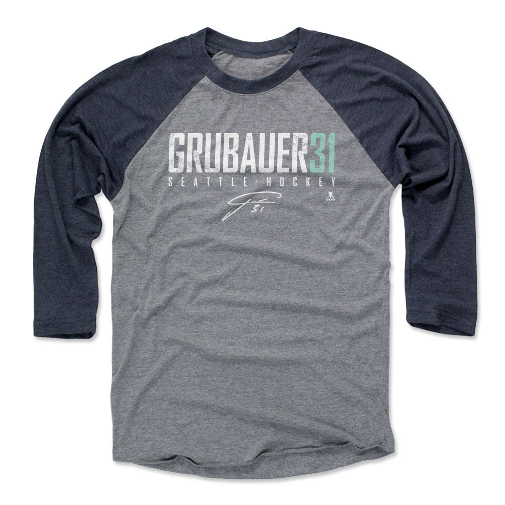 Philipp Grubauer Men&#39;s Baseball T-Shirt | 500 LEVEL