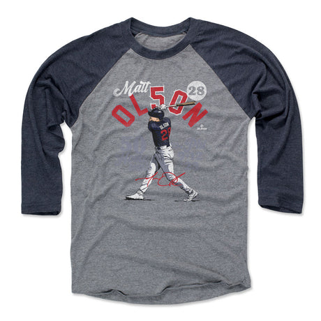 Matt Olson Men's Baseball T-Shirt | 500 LEVEL